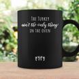 Expecting Mom Thanksgiving Turkey Oven Twin Pregnancy Reveal Coffee Mug Gifts ideas
