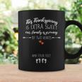 Expecting Mom Thanksgiving Twin Pregnancy Announcement Coffee Mug Gifts ideas