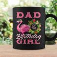Family Flamingo Matching - Dad Of The Birthday Girl Coffee Mug Gifts ideas