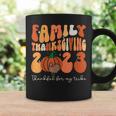 Family Thanksgiving 2023 Thankful For My Tribe Group Pumpkin Coffee Mug Gifts ideas