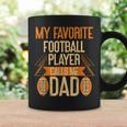 Father American Football Player Dad Sport Gift For Mens Coffee Mug Gifts ideas