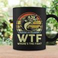 Father Day Fishing Wtf Wheres The Fish Vintage Fishing Gift For Mens Coffee Mug Gifts ideas