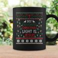 My Favorite Christmas Light Is Jesus Christian Ugly Sweater Coffee Mug Gifts ideas