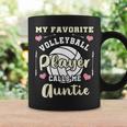 My Favorite Volleyball Player Calls Me Auntie Coffee Mug Gifts ideas