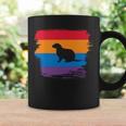 Ferret Shadow Silhouette With Colorful Flag Coffee Mug Gifts ideas