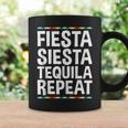 Fiesta Siesta Tequila Repeat Cinco De Mayo Coffee Mug Gifts ideas