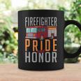 Firefighter Pride And Honor Fire Rescue Fireman Coffee Mug Gifts ideas