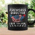 Fireworks Director If I Run Funny 4Th Of July Fourth Men Coffee Mug Gifts ideas