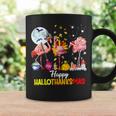 Flamingo Happy Hallothanksmas Halloween Thanksgiving Coffee Mug Gifts ideas