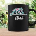Floral Mimi Bear Matching Family Buffalo Pajama Coffee Mug Gifts ideas