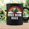 Free Mom Hugs Gay Pride Parade Rainbow Flag Unicorn Coffee Mug Gifts ideas