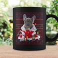 French Bulldog Christmas Lights Ugly Sweater Dog Lover Coffee Mug Gifts ideas