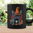 French Bulldog Witch Hat Halloween Costume Dog Lover Puppy Coffee Mug Gifts ideas