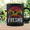 Fresno California Ca Vintage Retro Distressed Style Coffee Mug Gifts ideas