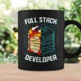 Full Stack Developer Pancake Web Coder Programmer Coffee Mug Gifts ideas