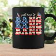 Funny 4Th Of July Fireworks Just Here To Bang American Flag 2 Coffee Mug Gifts ideas