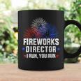 Funny 4Th Of July Shirts Fireworks Director If I Run You Run4 Coffee Mug Gifts ideas