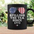 Funny 4Th Of July Spilling The Tea Since 1773 American Flag Coffee Mug Gifts ideas
