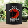 Funny Cat Lover Never Underestimate An Old Man With A Cat Coffee Mug Gifts ideas