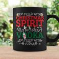 Funny Christmas Vodka Drinking Alcohol Drunk ApparelCoffee Mug Gifts ideas