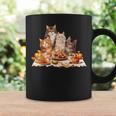 Cute Cat Lover Celebrating Thanksgiving Autumn Dinner Coffee Mug Gifts ideas