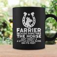 Funny Farrier Horseshoe Farrier Tools Horses Equine Shoeing Coffee Mug Gifts ideas