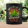 Funny Fathers Day 420 Weed Dad Vintage Worlds Dopest Dad Gift For Women Coffee Mug Gifts ideas
