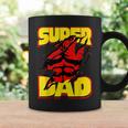 Funny Fatherss Day Dads Birthday Super Dad Hero For Dad Coffee Mug Gifts ideas