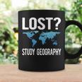 Geography Teacher Lost Study Geography Coffee Mug Gifts ideas