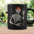 Halloween Rocker Skeleton Hand Rock On Costume Coffee Mug Gifts ideas