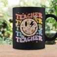 Funny Hippie Face Teacher Back To School Teachers Day  Coffee Mug Gifts ideas