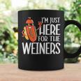 Funny Hot Dog Im Just Here For The Wieners 4Th Of July Coffee Mug Gifts ideas