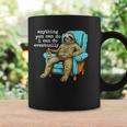 Funny Lazy Husband Procrastinating Nap Cute Sitting Sloth Gift For Women Coffee Mug Gifts ideas