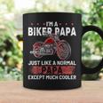 Funny Motorcycle Biker Papa Dad Grandpa Gifts Gift For Mens Coffee Mug Gifts ideas