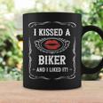 Funny Motorcycle I Kissed A Biker And I Liked It Coffee Mug Gifts ideas