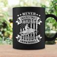 Funny Never Underestimate An Old Man Snowmobile Snowmobiling Coffee Mug Gifts ideas