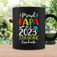 Funny Proud Papa Of A Class Of 2023 5Th Grade Graduate Coffee Mug Gifts ideas