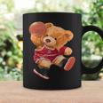 Funny Teddy Bear Basketball Slam Dunk Sport Cute Cartoon Teddy Bear Funny Gifts Coffee Mug Gifts ideas