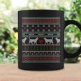 Xmas Kitty Ugly Christmas Sweater Style Cat Lover Coffee Mug Gifts ideas