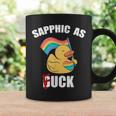 Gay Af Sapphic As Fuck Women Men Lgbt Pride Equality Lesbian Coffee Mug Gifts ideas