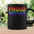 Gay Pride Lgbtqia Proud Brother Lgbt Parent Pride Brother Coffee Mug Gifts ideas