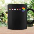 Gay Rainbow Lgbt Hearts Flag Pride Month Ally Men Women Kids Coffee Mug Gifts ideas