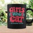 Girls Who Eat Training Club Barbell Fitness Gym Girls Coffee Mug Gifts ideas