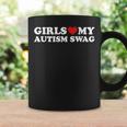 Girls Love My Autism Swag Funny Autistic Boy Gifts Awareness Coffee Mug Gifts ideas