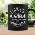 Glamping DefinitionGlamper Wine Camping Coffee Mug Gifts ideas