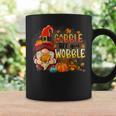 Gobble Till You Wobble Thanksgiving Gnome Pumpkin Coffee Mug Gifts ideas