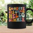 Goodbye 3Rd Grade Hello Summer Groovy Third Grade Graduate Coffee Mug Gifts ideas