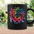 Goodbye School Hello Pool Tie Dye Last Day Of School Kids Coffee Mug Gifts ideas