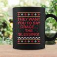 Grace The Blessing Ugly Christmas Sweaters Coffee Mug Gifts ideas