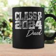 Graduating Senior Graduate Class Of 2024 Football Dad Coffee Mug Gifts ideas